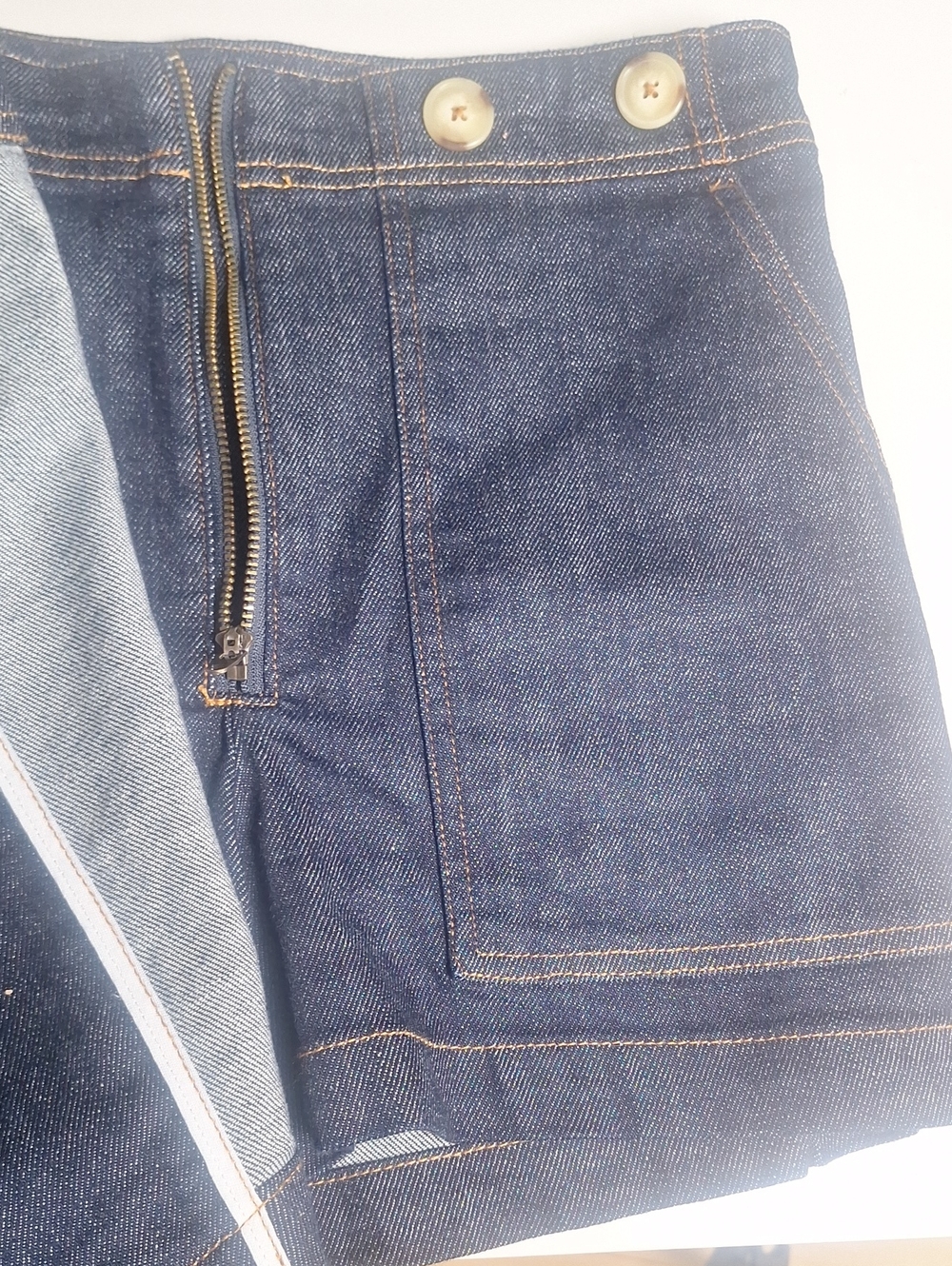 Anthropologie Pilcro Denim Kit Skort Size 30 - Picture 7 of 11